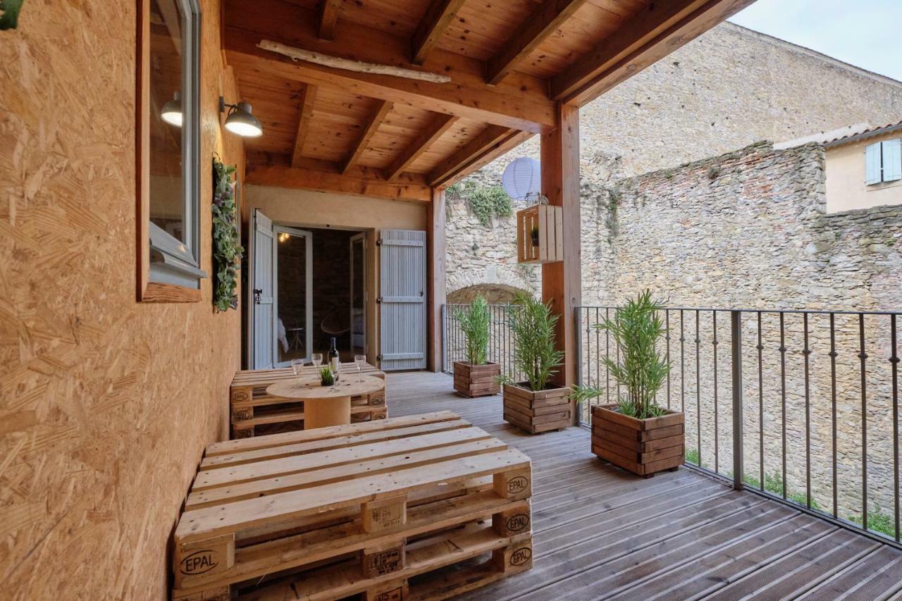 Melina - Appartement Dans Les Remparts De La Bastide Avec Parking Et Terrasse Carcassonne Exterior foto